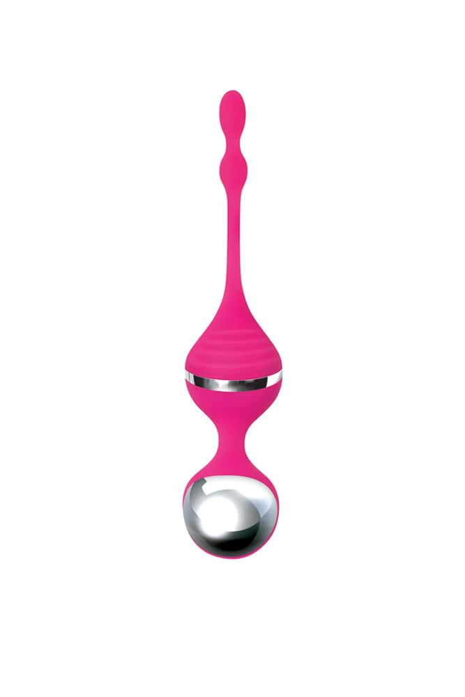 Adam & Eve - Vibrating Pleasure Kegel Balls - Pink - Stag Shop
