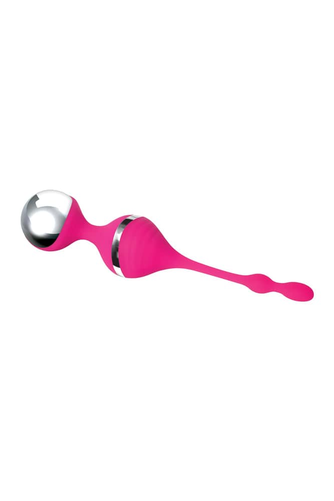 Adam & Eve - Vibrating Pleasure Kegel Balls - Pink - Stag Shop