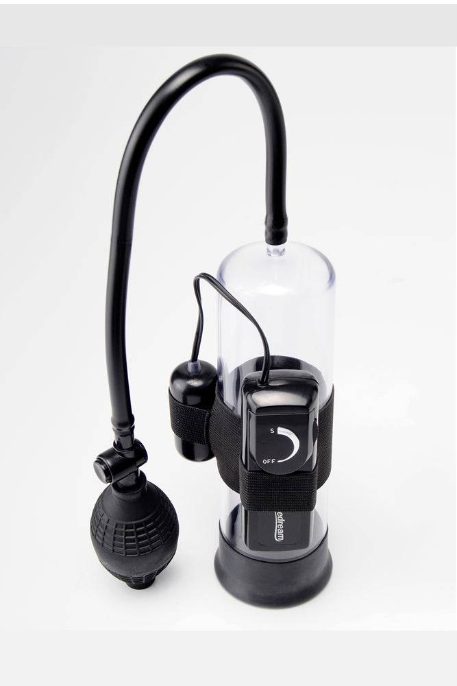 Pipedream - Pump Worx - Beginner's Vibrating Penis Pump - Black - Stag Shop