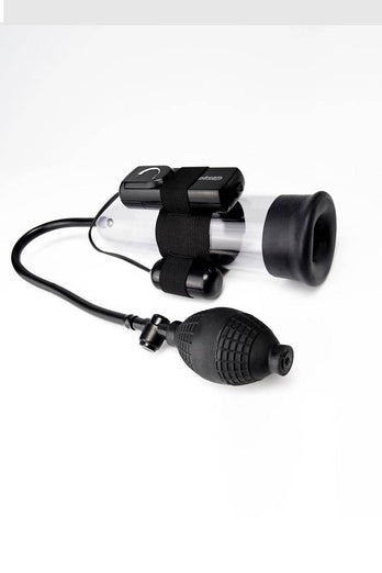 Pipedream - Pump Worx - Beginner's Vibrating Penis Pump - Black - Stag Shop