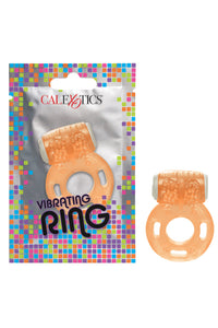 Thumbnail for Cal Exotics - Foil Pack - Vibrating Cock Ring - Orange - Stag Shop