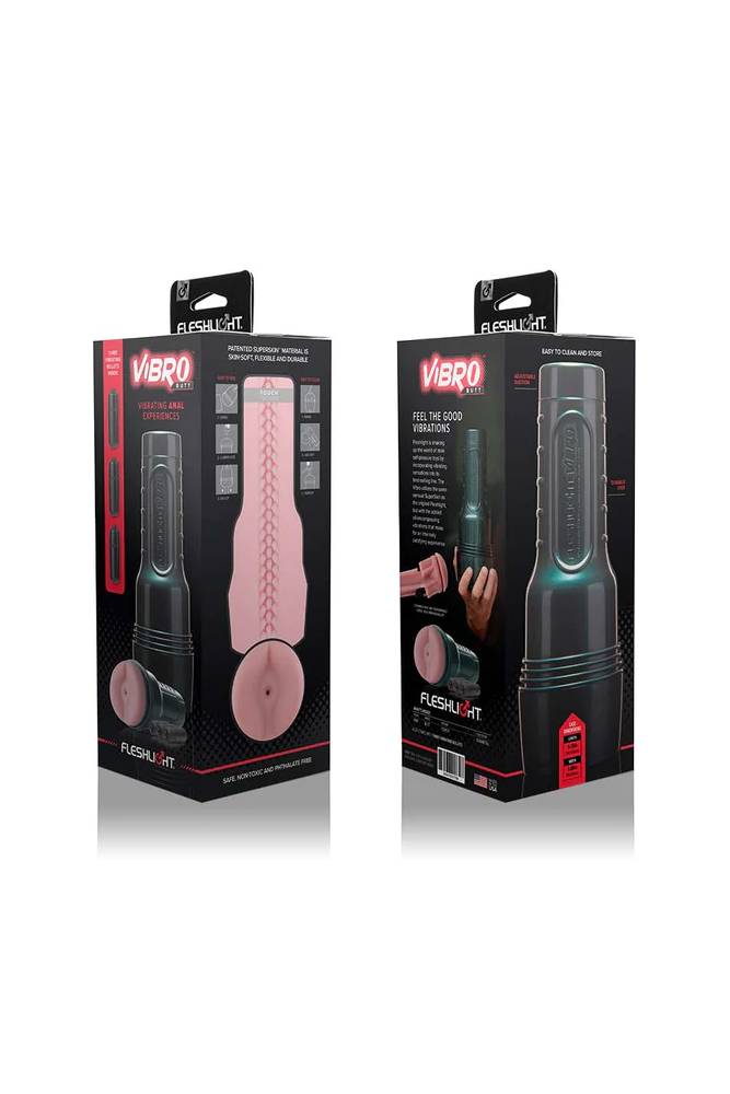Fleshlight - Vibro Pink Bottom Touch Vibrating Masturbator - Stag Shop