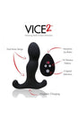 Aneros - Vice 2 Remote Control Prostate Massager - Black - Stag Shop