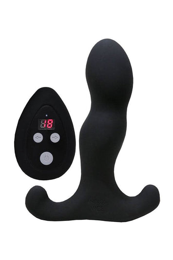 Aneros - Vice 2 Remote Control Prostate Massager - Black - Stag Shop