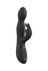Shots Toys - VIVE - Niva - 360degrees Rotating Rabbit Vibrator - Black - Stag Shop
