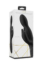 Shots Toys - VIVE - Niva - 360degrees Rotating Rabbit Vibrator - Black - Stag Shop