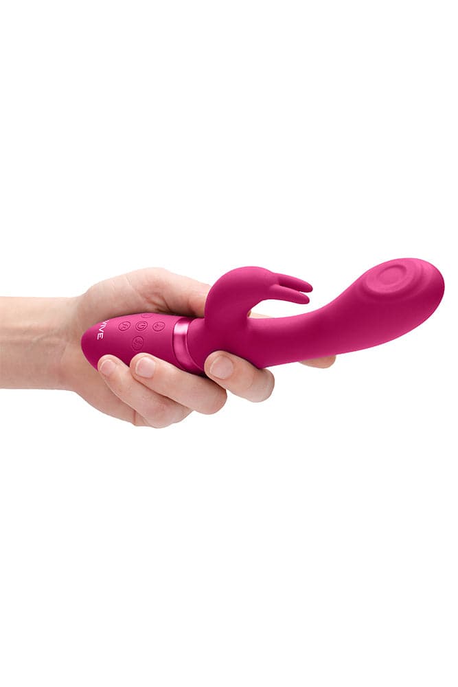 Shots Toys - VIVE - Cato - Pulse G-spot Rabbit Vibrator - Pink - Stag Shop
