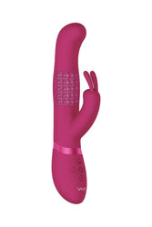 Shots Toys - VIVE - Izara - Rotating Beading Rabbit Vibrator - Pink - Stag Shop
