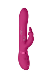 Shots Toys - VIVE - Amoris - Stimulating Beads Rabbit Vibrator - Pink - Stag Shop
