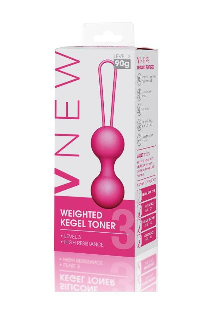 Electric Eel - Vnew - Weighted Kegel Toner - 90g - Pink - Stag Shop