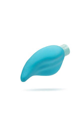 Blush Novelties - Gaia - Eco Caress Mini Vibrator - Teal - Stag Shop