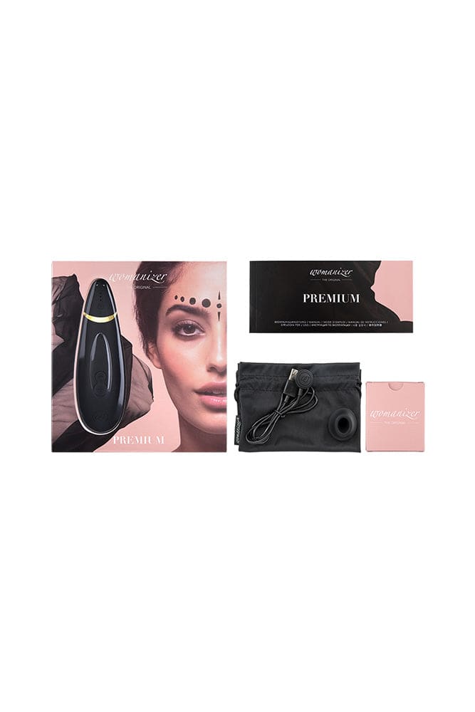 Womanizer - Premium Clitoral Stimulator - Black - Stag Shop