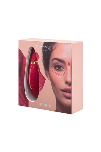 Womanizer - Premium Clitoral Stimulator - Red - Stag Shop