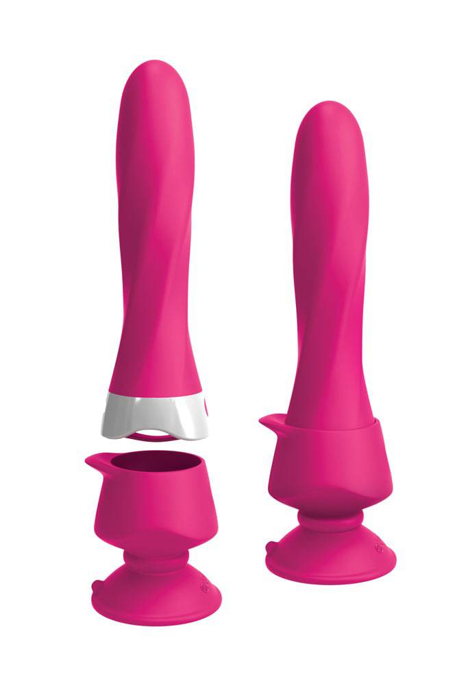 Pipedream - 3Some - Wall Banger Deluxe Vibrator - Hot Pink - Stag Shop