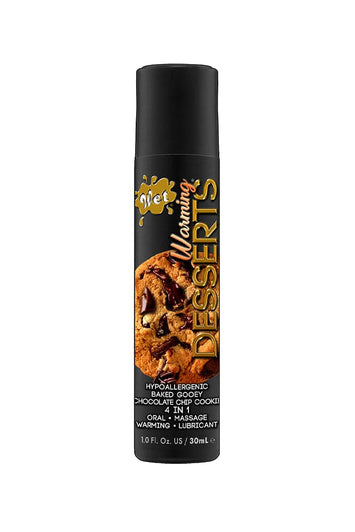 Wet - Warming Desserts Flavoured Lubricant - Chocolate Chip Cookie - 1oz - Stag Shop