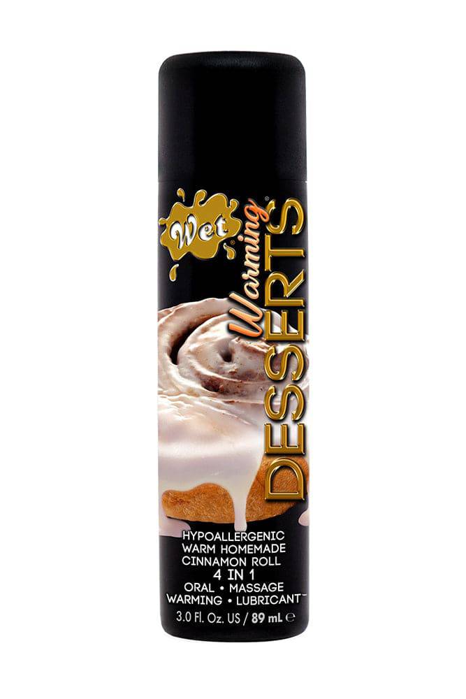 Wet - Warming Desserts Flavoured Lubricant - Cinnamon Bun - 3oz - Stag Shop