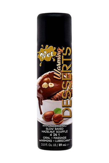 Wet - Warming Desserts Flavoured Lubricant - Hazelnut Souffle - 3oz - Stag Shop