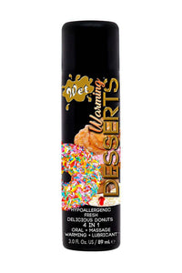 Thumbnail for Wet - Warming Desserts Flavoured Lubricant - Fresh Donuts - 3oz - Stag Shop