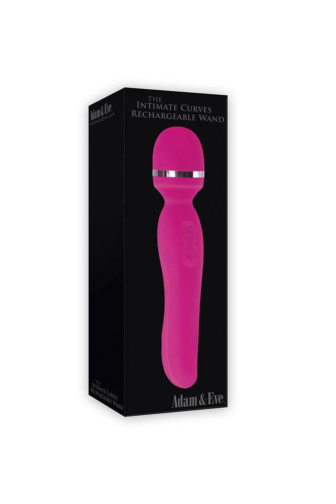 Adam & Eve - Intimate Curves Rechargeable Wand - Pink - Stag Shop