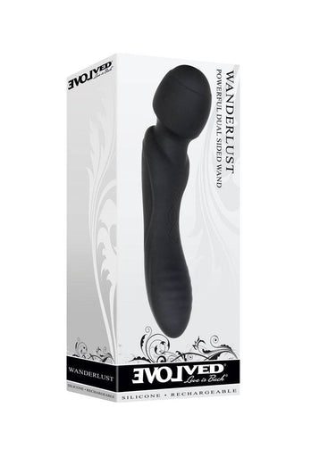 Evolved - Wanderlust Dual Ended Wand - Black - Stag Shop