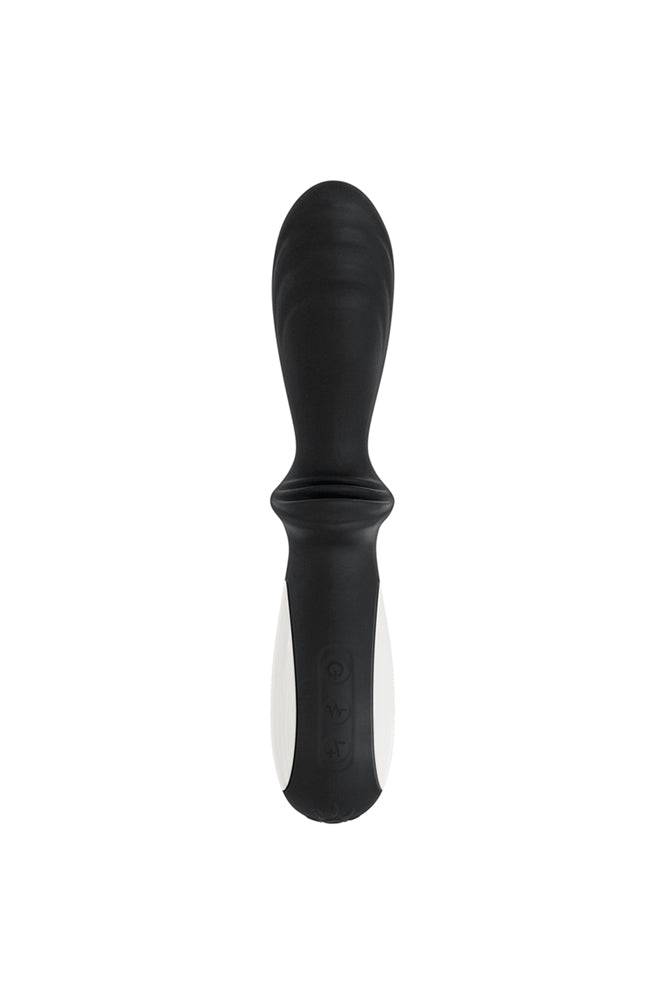 Adam & Eve - The Silicone Warming Prostate Massager - Black - Stag Shop