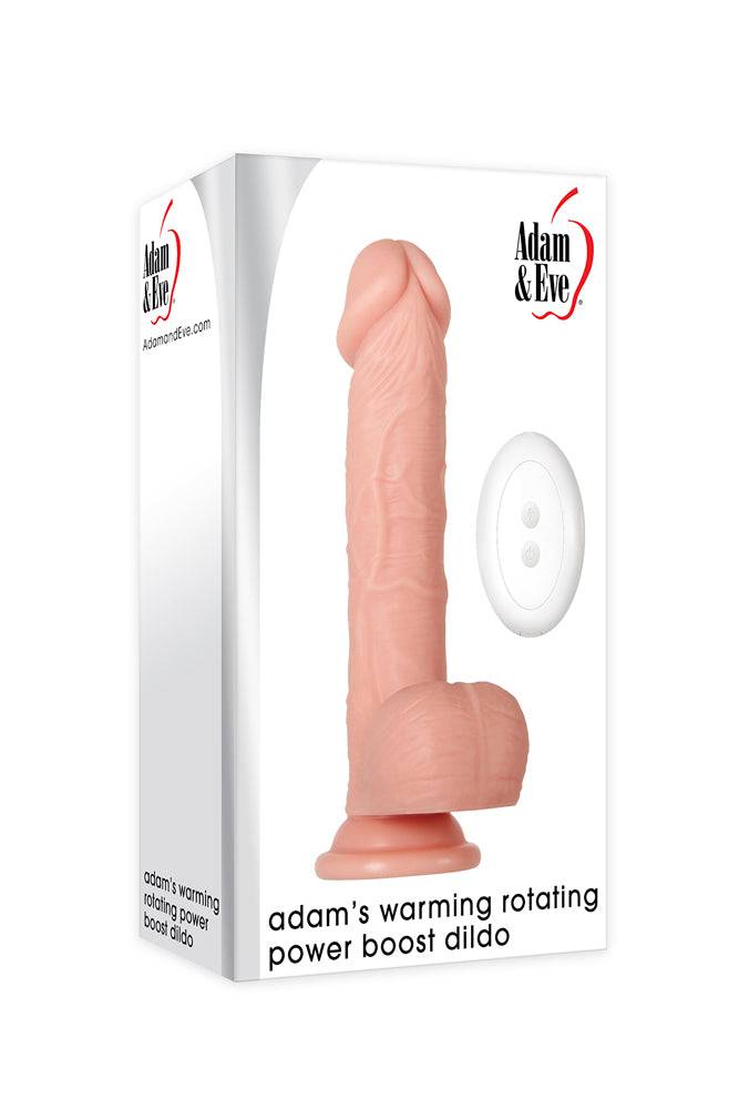 Adam & Eve - Adam's Warming Rotating Power Boost Dildo - Stag Shop