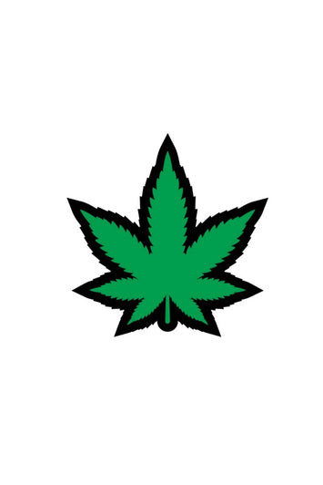 Wood Rocket - Weed Leaf Enamel Pin - Stag Shop