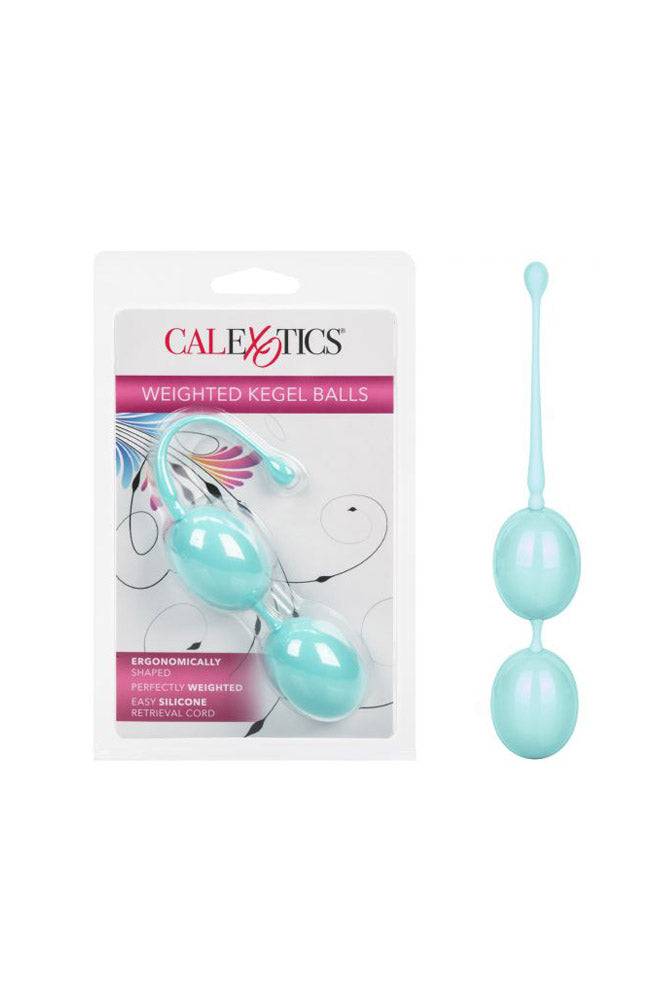 Cal Exotics - Weighted Kegel Balls - Teal - Stag Shop