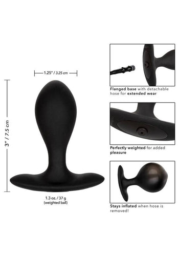 Cal Exotics - Colt - Weighted Pumper Butt Plug - Black - Stag Shop