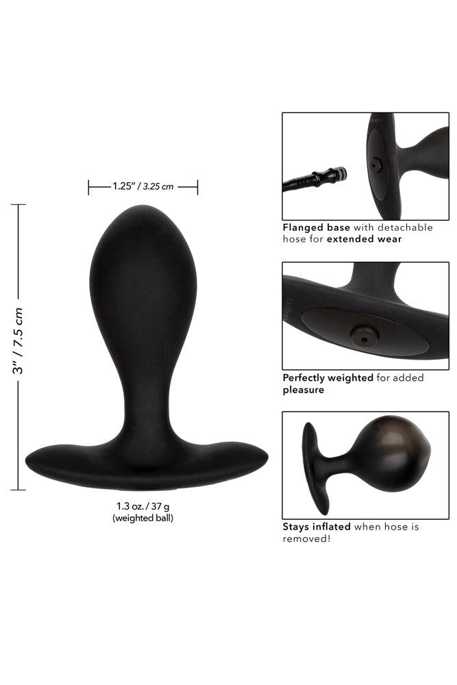 Cal Exotics - Colt - Weighted Pumper Butt Plug - Black - Stag Shop