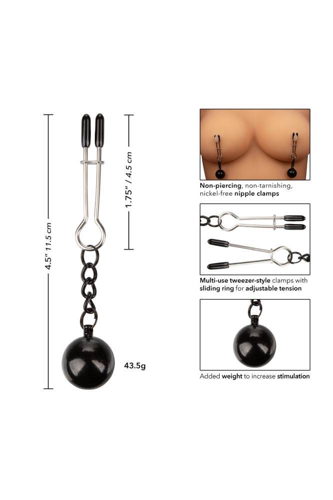 Cal Exotics - Nipple Grips - Weighted Tweezer - Stag Shop