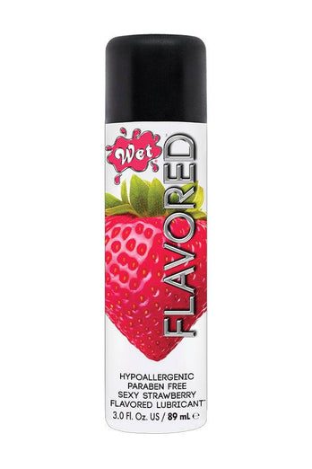 Wet - Flavoured Lubricant - Strawberry - 3oz - Stag Shop
