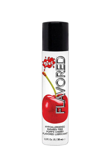 Wet - Flavoured Lubricant - Popp'N Cherry - 1oz - Stag Shop