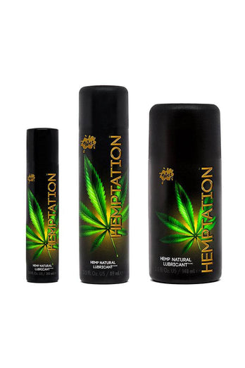 Wet - Hemptation Organic Lubricant - Various Sizes - Stag Shop