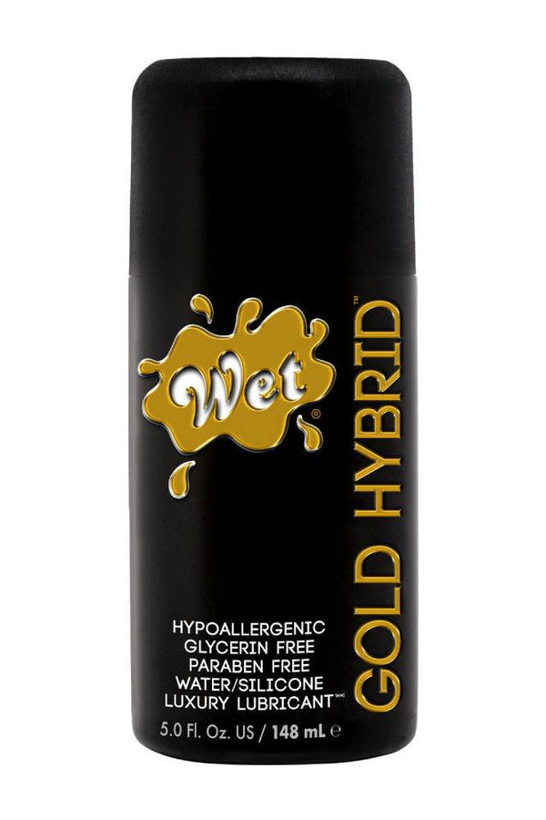 Wet - Gold - Hybrid Lubricant - 5 OZ - Stag Shop