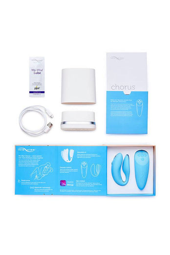 We-Vibe - Chorus Adjustable Dual Couples Vibrator - Blue - Stag Shop
