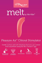 We-Vibe - Melt Pleasure Air Clitoral Stimulator - Midnight Blue - Stag Shop