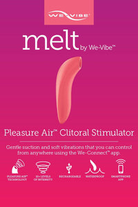Thumbnail for We-Vibe - Melt Pleasure Air Clitoral Stimulator - Coral - Stag Shop