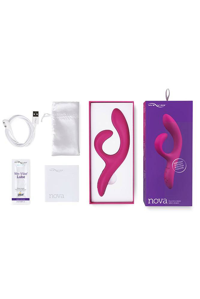 We-Vibe - Nova 2 Flexible Rabbit Vibrator - Pink - Stag Shop