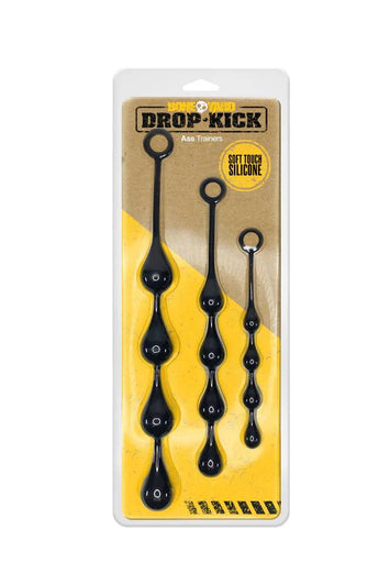 Channel 1 Releasing - Boneyard - Drop-Kick Weighted Ass Trainers Set - Black - Stag Shop