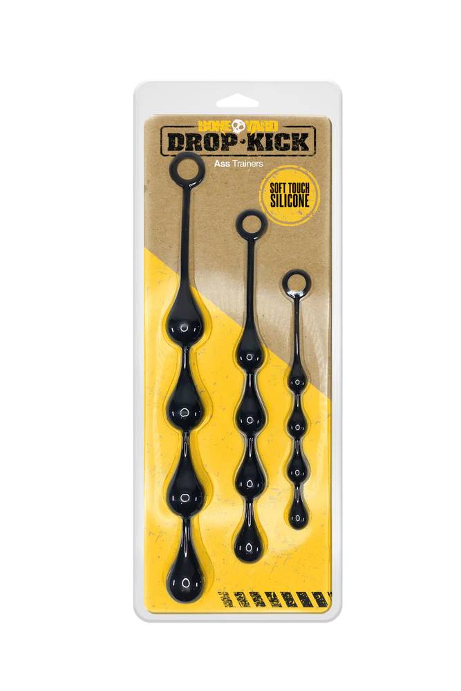 Channel 1 Releasing - Boneyard - Drop-Kick Weighted Ass Trainers Set - Black - Stag Shop