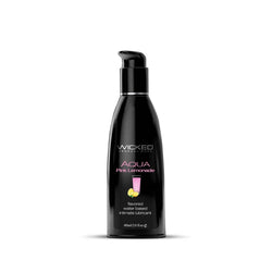 Wicked Sensual Care - Aqua Flavoured Lubricant - Pink Lemonade - 2oz - Stag Shop