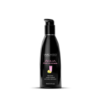 Wicked Sensual Care - Aqua Flavoured Lubricant - Pink Lemonade - 2oz - Stag Shop