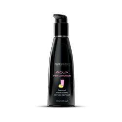 Wicked Sensual Care - Aqua Flavoured Lubricant - Pink Lemonade - 4oz - Stag Shop