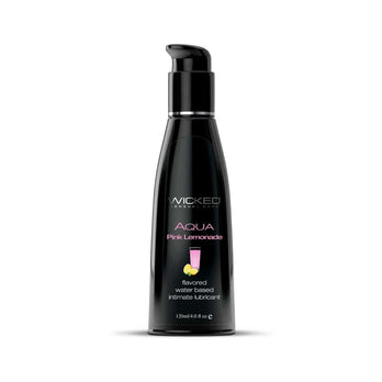 Wicked Sensual Care - Aqua Flavoured Lubricant - Pink Lemonade - 4oz - Stag Shop