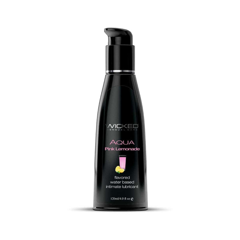 Wicked Sensual Care - Aqua Flavoured Lubricant - Pink Lemonade - 4oz - Stag Shop
