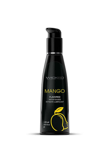 Wicked Sensual Care - Aqua Flavoured Lubricant - Mango - 4oz - Stag Shop