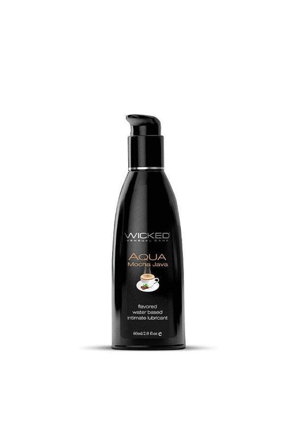 Wicked Sensual Care - Aqua Flavoured Lubricant - Mocha Java - 2oz - Stag Shop