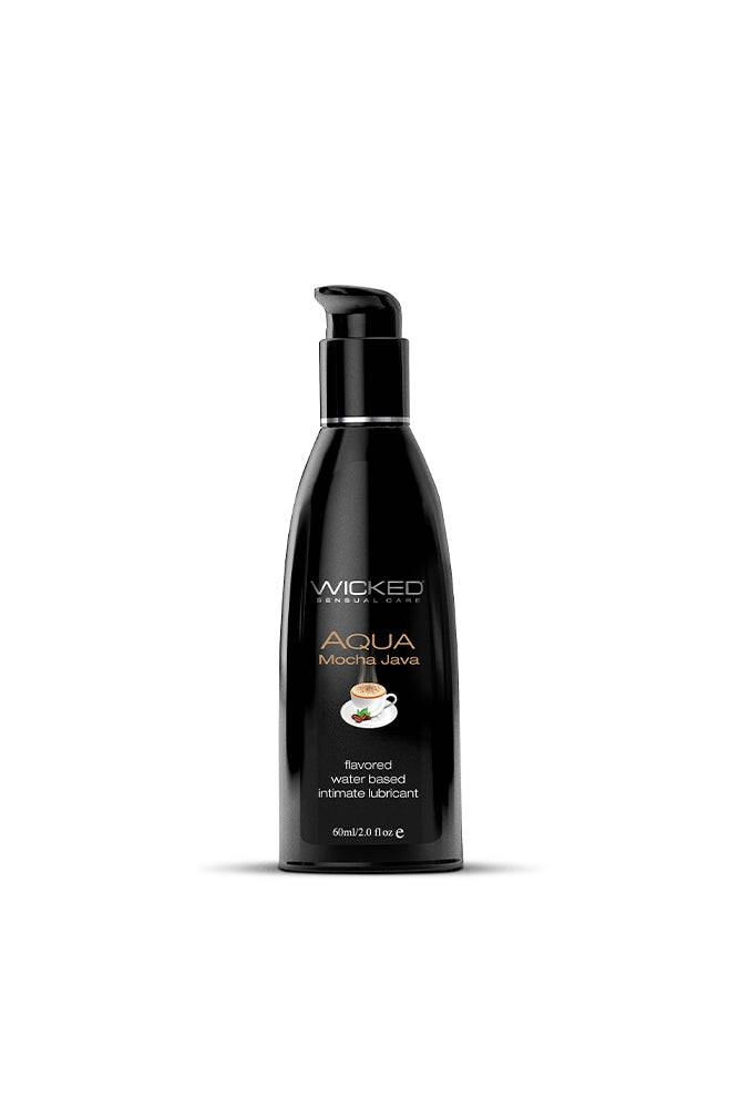 Wicked Sensual Care - Aqua Flavoured Lubricant - Mocha Java - 2oz - Stag Shop