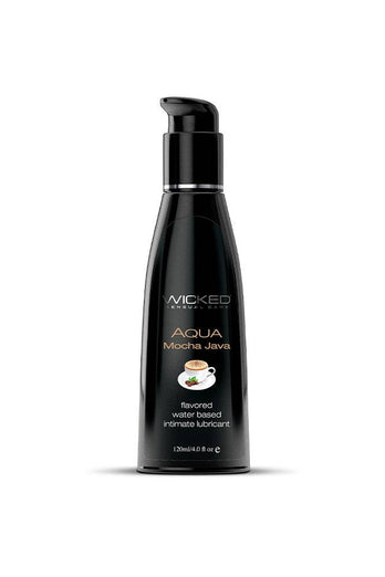 Wicked Sensual Care - Aqua Flavoured Lubricant - Mocha Java - 4oz - Stag Shop
